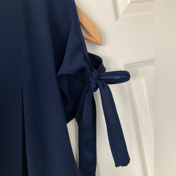 Stella and Dot Sienna tie blue top. Size small. Excellent condition. Like new. - Picture 8 of 9